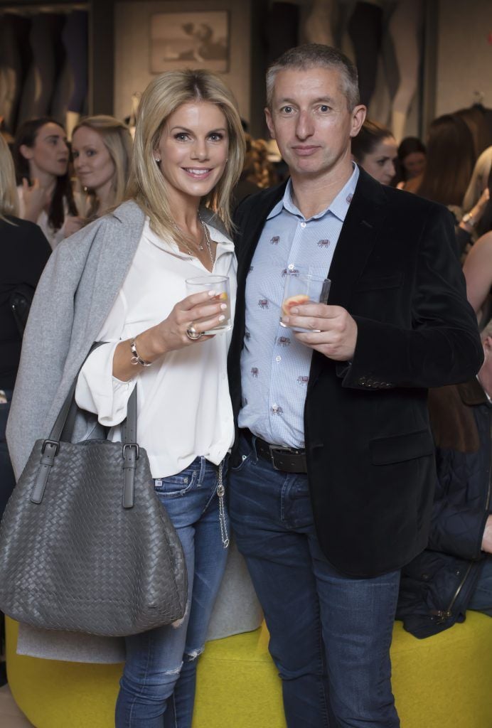 Julie- Ann & Bob Haugh pictured at the launch of lululemon at Brown Thomas Grafton Street. Photo: Anthony Woods