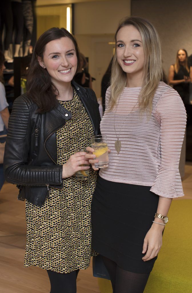 Alicia Stock & Jill L'Estrange pictured at the launch of lululemon at Brown Thomas Grafton Street. Photo: Anthony Woods