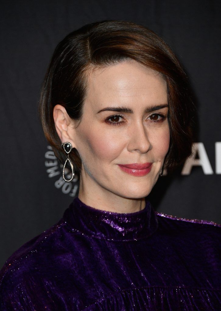 Actress Sarah Paulson attends The Paley Center For Media's 34th Annual PaleyFest Los Angeles "American Horror Story "Roanoke" screening and panel at Dolby Theatre on March 26, 2017 in Hollywood, California.  (Photo by Frazer Harrison/Getty Images)