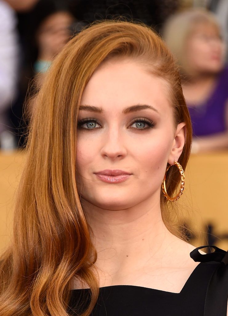 Sophie Turner attends the 21st Annual Screen Actors Guild Awards at The Shrine Auditorium on January 25, 2015 in Los Angeles, California.  (Photo by Frazer Harrison/Getty Images)