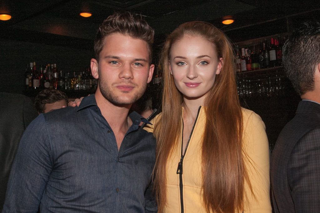 Jeremy Irvine (L) and Sophie Turner attend "The Evening Before"- a pre-White House Correspondents' Dinner party hosted by Eric Podwall and Spotify at Chaplin's Restaurant on April 24, 2015 in Washington, DC.  (Photo by Teresa Kroeger/Getty Images for Eric Podwall)