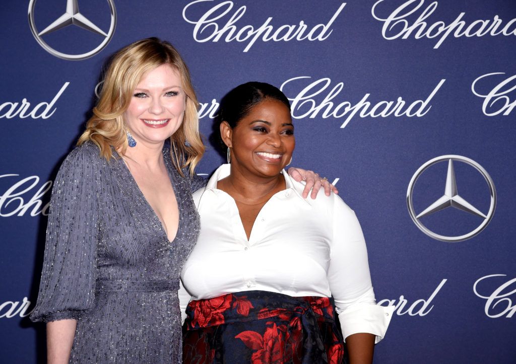 Kirsten Dunst and Octavia Spencer attend the 28th Annual Palm Springs International Film Festival Film Awards Gala at the Palm Springs Convention Center on January 2, 2017 in Palm Springs, California.  (Photo by Emma McIntyre/Getty Images)