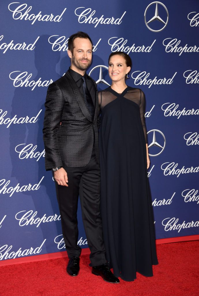 Benjamin Millepied and Natalie Portman attend the 28th Annual Palm Springs International Film Festival Film Awards Gala at the Palm Springs Convention Center on January 2, 2017 in Palm Springs, California.  (Photo by Emma McIntyre/Getty Images)