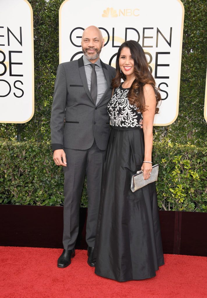BEVERLY HILLS, CA - JANUARY 08: Screenwriter John Ridley and wife, Gayle Ridley attends the 74th Annual Golden Globe Awards at The Beverly Hilton Hotel on January 8, 2017 in Beverly Hills, California.  (Photo by Frazer Harrison/Getty Images)
