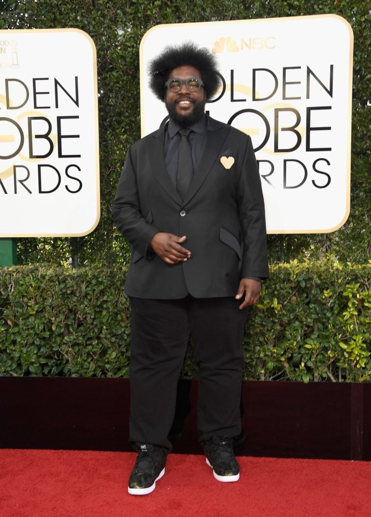 BEVERLY HILLS, CA - JANUARY 08:  Musician Questlove attends the 74th Annual Golden Globe Awards at The Beverly Hilton Hotel on January 8, 2017 in Beverly Hills, California.  (Photo by Frazer Harrison/Getty Images)