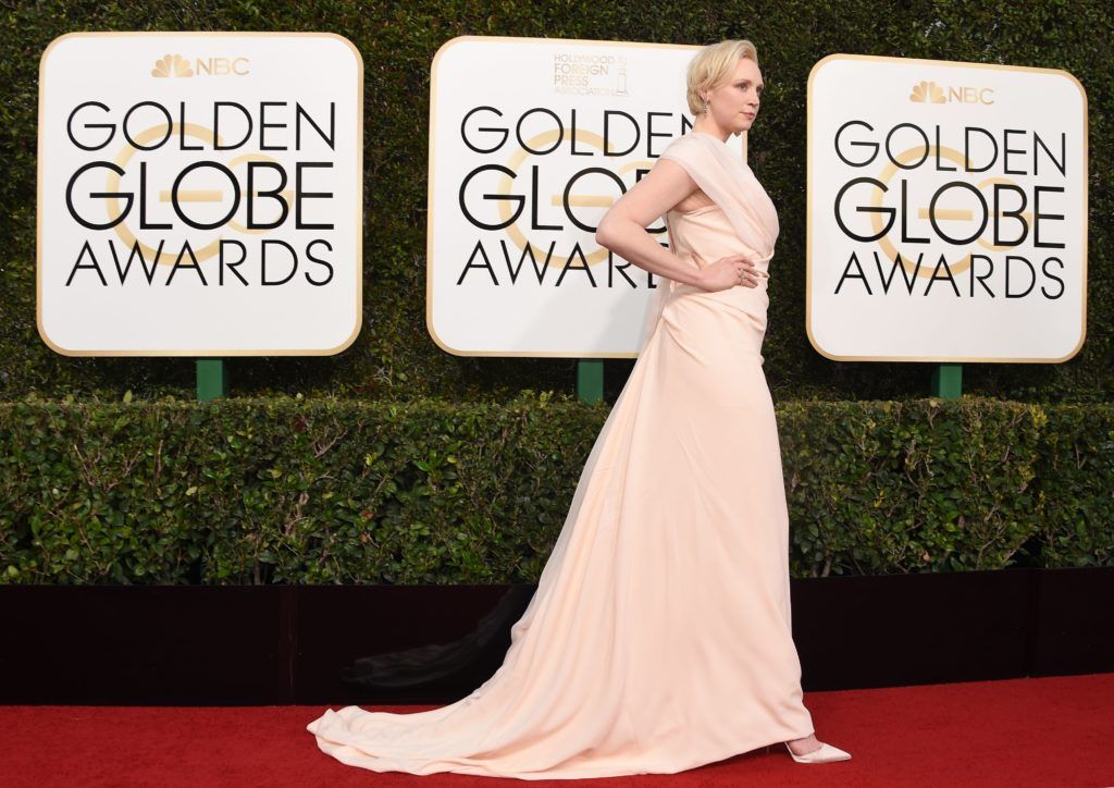 Gwendoline Christie arrives at the 74th annual Golden Globe Awards, January 8, 2017, at the Beverly Hilton Hotel in Beverly Hills, California.  / AFP / VALERIE MACON        (Photo credit should read VALERIE MACON/AFP/Getty Images)