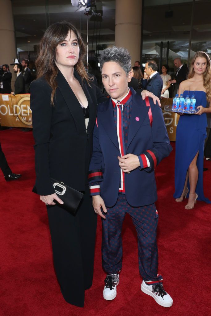 BEVERLY HILLS, CA - JANUARY 08:  Actress Kathryn Hahn and writer/producer Jill Soloway at the 74th annual Golden Globe Awards sponsored by FIJI Water at The Beverly Hilton Hotel on January 8, 2017 in Beverly Hills, California.  (Photo by Jonathan Leibson/Getty Images for FIJI Water)