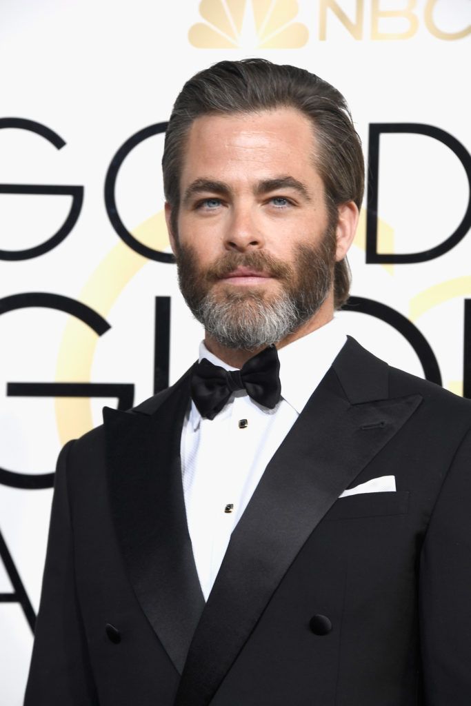 BEVERLY HILLS, CA - JANUARY 08: Actor Chris Pine attends the 74th Annual Golden Globe Awards at The Beverly Hilton Hotel on January 8, 2017 in Beverly Hills, California.  (Photo by Frazer Harrison/Getty Images)
