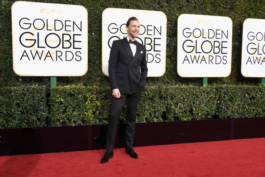 BEVERLY HILLS, CA - JANUARY 08:  Actor Tom Hiddleston attends the 74th Annual Golden Globe Awards at The Beverly Hilton Hotel on January 8, 2017 in Beverly Hills, California.  (Photo by Frazer Harrison/Getty Images)