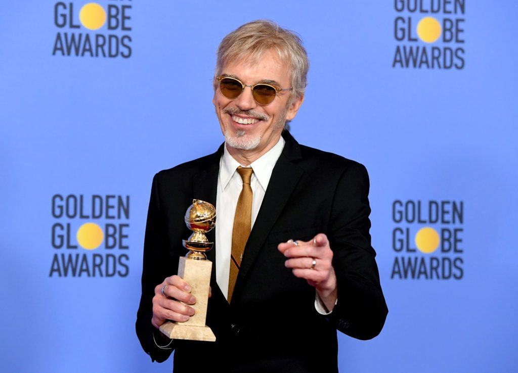 BEVERLY HILLS, CA - JANUARY 08:  Actor Billy Bob Thornton, winner of Best Performance in a Television Series - Drama for 'Goliath,' poses in the press room during the 74th Annual Golden Globe Awards at The Beverly Hilton Hotel on January 8, 2017 in Beverly Hills, California.  (Photo by Kevin Winter/Getty Images)