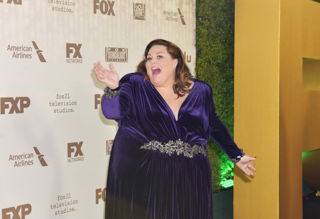 BEVERLY HILLS, CA - JANUARY 08: Actress Chrissy Metz attends FOX and FX's 2017 Golden Globe Awards after party at The Beverly Hilton Hotel on January 8, 2017 in Beverly Hills, California.  (Photo by Rodin Eckenroth/Getty Images)