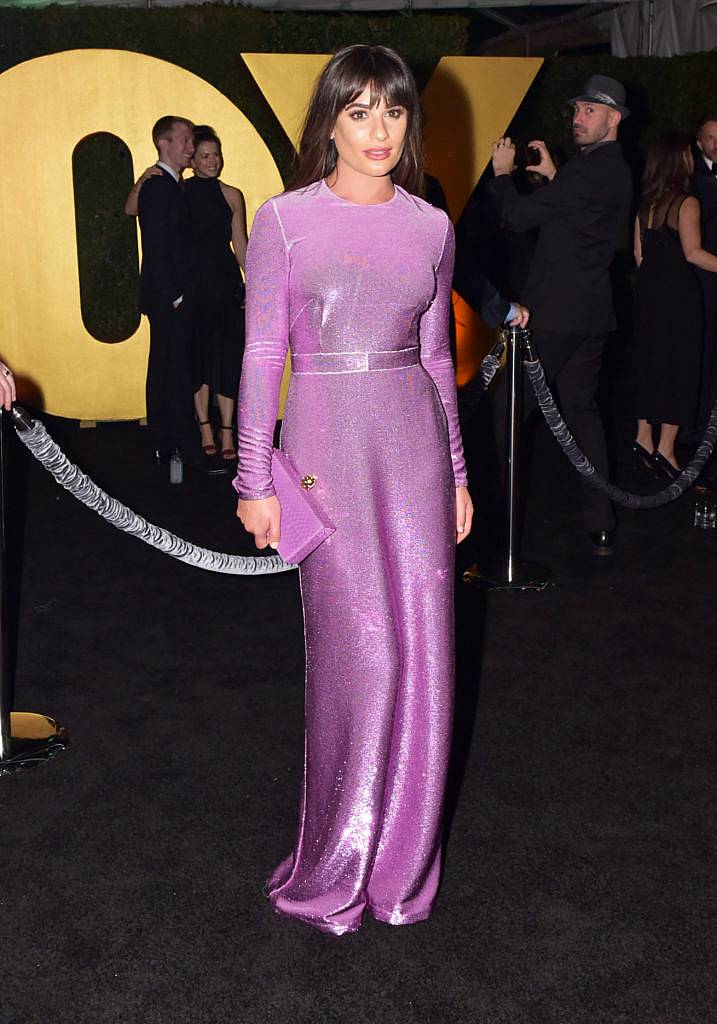 BEVERLY HILLS, CA - JANUARY 08: Actress Lea Michele attends FOX and FX's 2017 Golden Globe Awards after party at The Beverly Hilton Hotel on January 8, 2017 in Beverly Hills, California.  (Photo by Rodin Eckenroth/Getty Images)