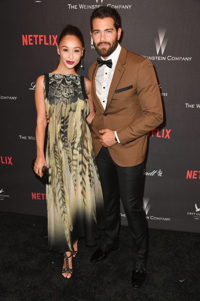 BEVERLY HILLS, CA - JANUARY 08:  Cara Santana and Jesse Metcalfe attends The Weinstein Company and Netflix Golden Globe Party, presented with FIJI Water, Grey Goose Vodka, Lindt Chocolate, and Moroccanoil at The Beverly Hilton Hotel on January 8, 2017 in Beverly Hills, California.  (Photo by Earl Gibson III/Getty Images)