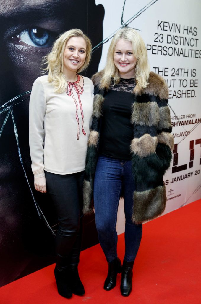 Andrea Kissane and Lorna Weightman pictured at a special preview screening of M. Night Shyamalan’s new film SPLIT at ODEON Point Village. SPLIT is in cinemas nationwide January 20th. Picture Andres Poveda