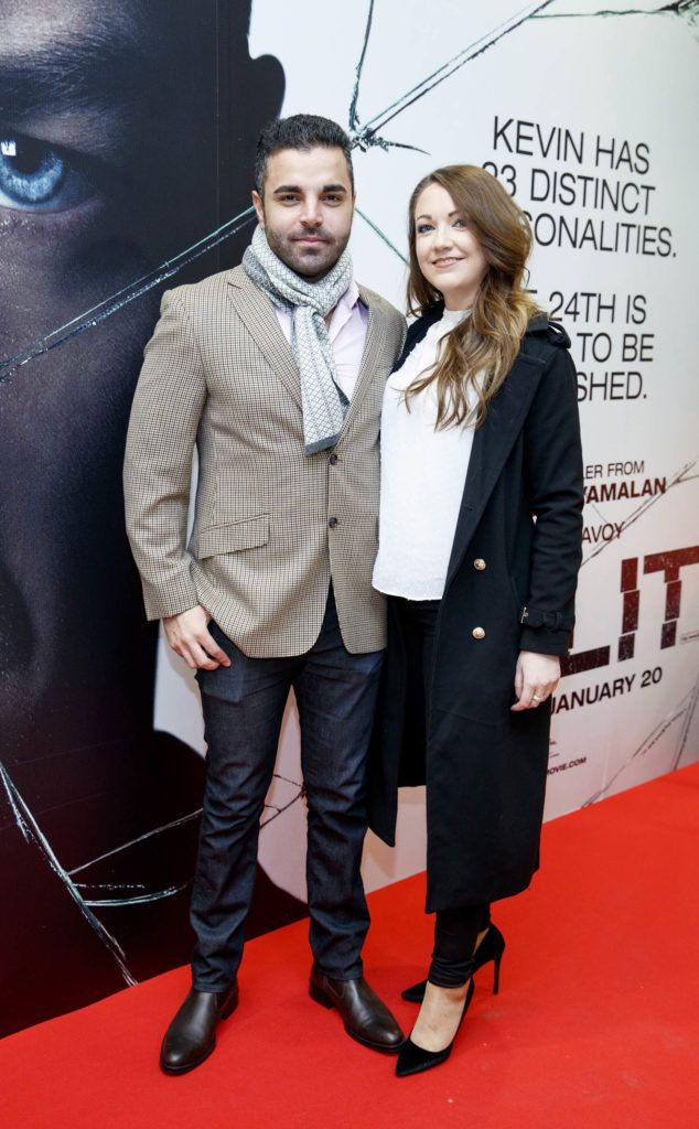 Onur Simsek and Ciamh McCrory pictured at a special preview screening of M. Night Shyamalan’s new film SPLIT at ODEON Point Village. SPLIT is in cinemas nationwide January 20th. Picture Andres Poveda