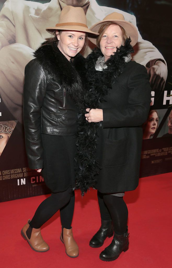 Claire O Rourke and Margaret O Rourke at the Irish premiere screening of Ben Affleck's new film  Live by  Night at the Savoy Cinema, Dublin. 
Picture:Brian McEvoy
