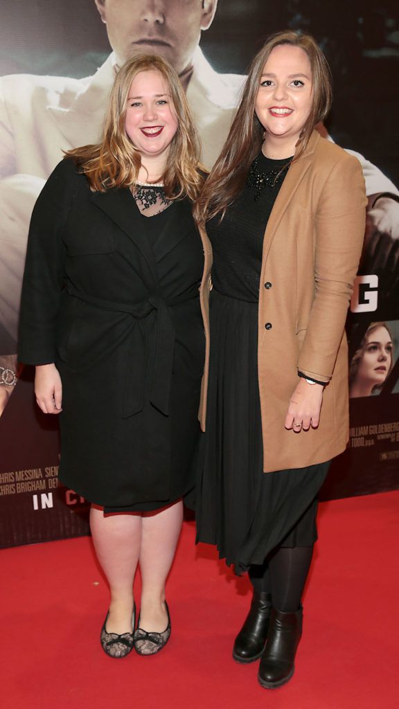 Molly Price and Sophie Agnew at the Irish premiere screening of Ben Affleck's new film  Live by  Night at the Savoy Cinema, Dublin. 
Picture:Brian McEvoy
