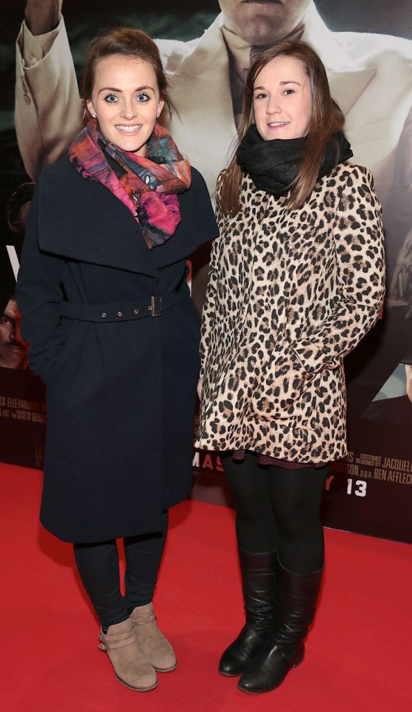Aine Casey and Maura Campbell at the Irish premiere screening of Ben Affleck's new film  Live by  Night at the Savoy Cinema, Dublin. 
Picture:Brian McEvoy
