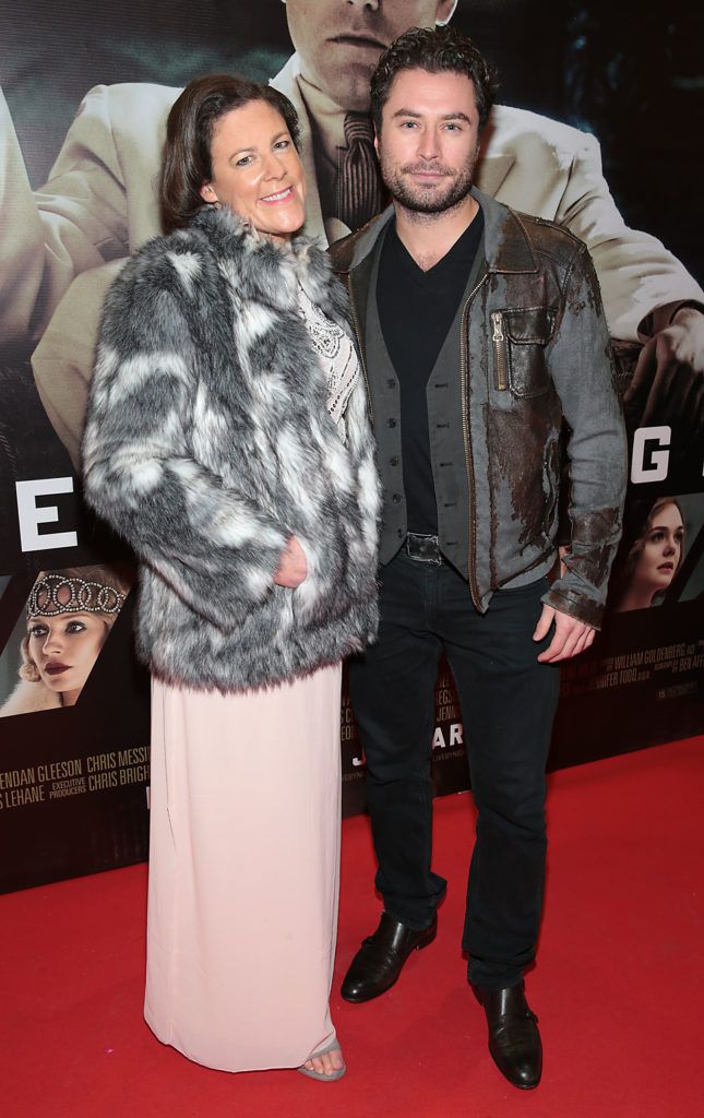 Rebecca Burrell and Kevin J Ryan at the Irish premiere screening of Ben Affleck's new film  Live by  Night at the Savoy Cinema, Dublin. 
Picture:Brian McEvoy
