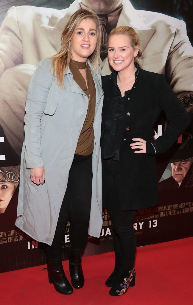 Amy Tully and Kim Murphy at the Irish premiere screening of Ben Affleck's new film  Live by  Night at the Savoy Cinema, Dublin. 
Picture:Brian McEvoy
