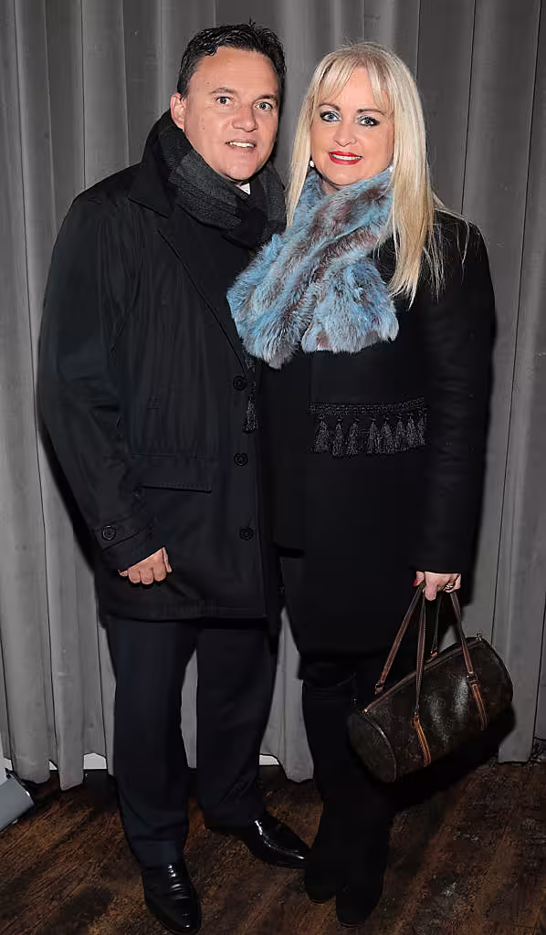 Calum Watson and Jayne Watson at the launch of Andrea Hayes's book My Life Goals Journal at Farrier and Draper, Dublin. Picture: Brian McEvoy.