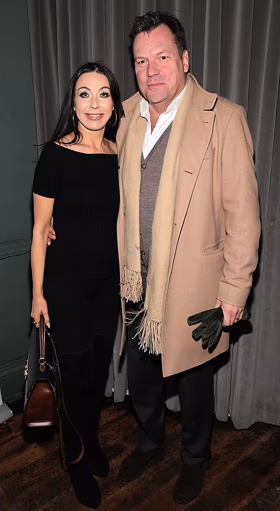 Etain Gonzales and James Gonzales at the launch of Andrea Hayes's book My Life Goals Journal at Farrier and Draper, Dublin. Picture: Brian McEvoy.