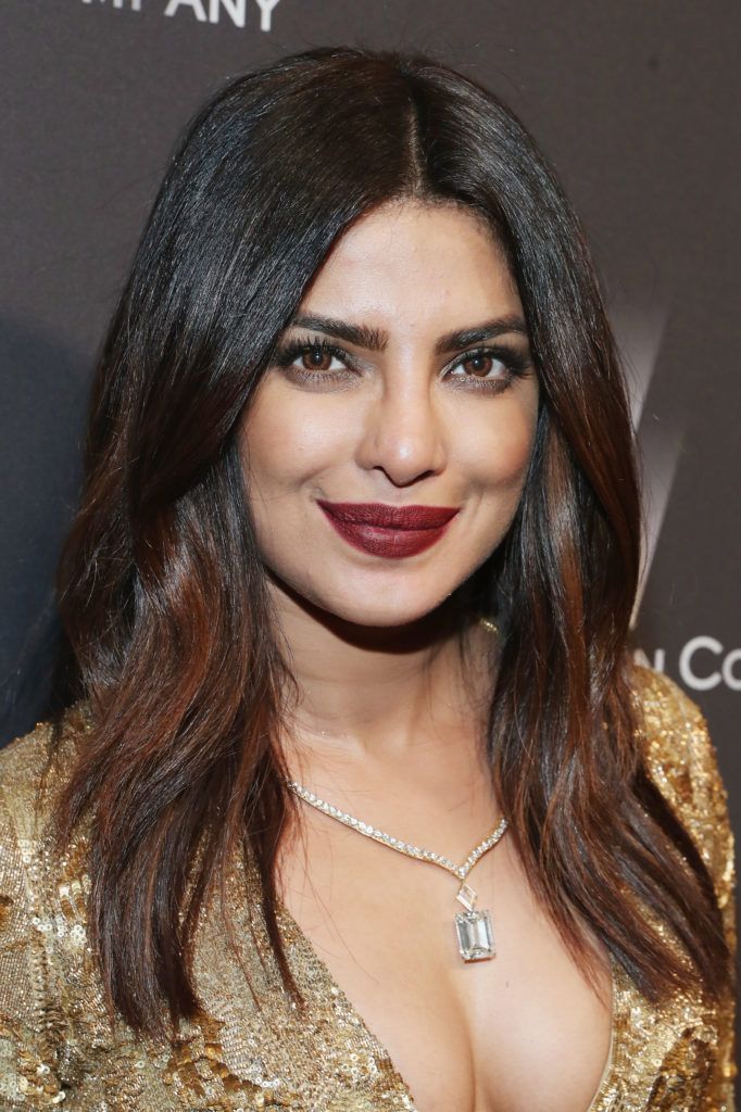 Priyanka Chopra at The Weinstein Company and Netflix Golden Globes Party presented with FIJI Water at The Beverly Hilton Hotel on January 8, 2017 in Beverly Hills, California.  (Photo by Jonathan Leibson/Getty Images for FIJI Water)