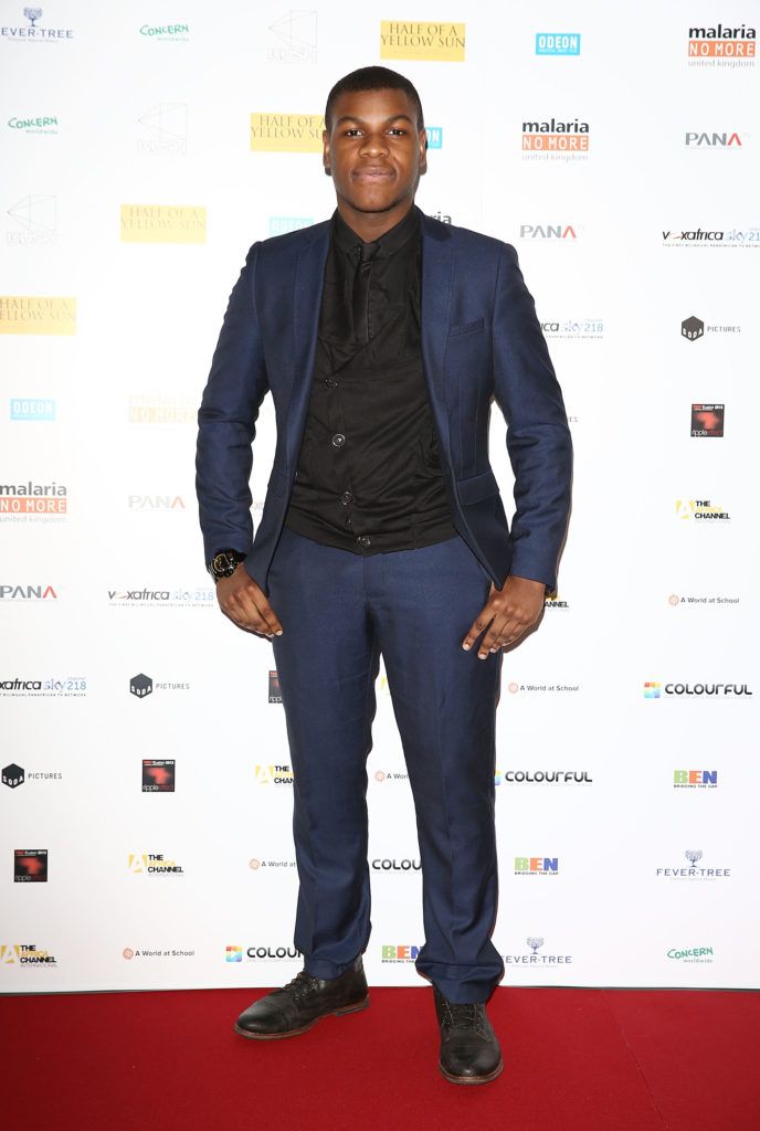John Boyega attends the UK Premiere of "Half Of A Yellow Sun" at Odeon Streatham on April 8, 2014 in London, England.  (Photo by Tim P. Whitby/Getty Images)