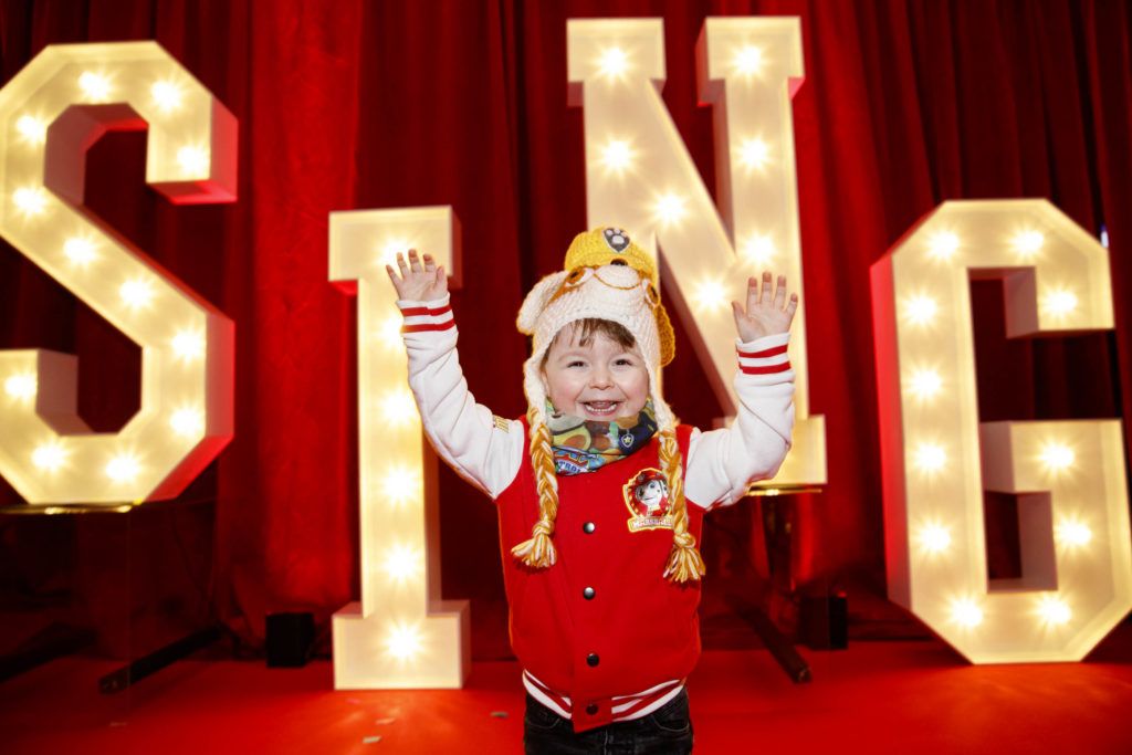 Zack Kenny (3) from Walkinstown pictured at the Irish premiere screening of Illumination's new animation film SING at the Savoy Cinema, Dublin. Picture Andres Poveda