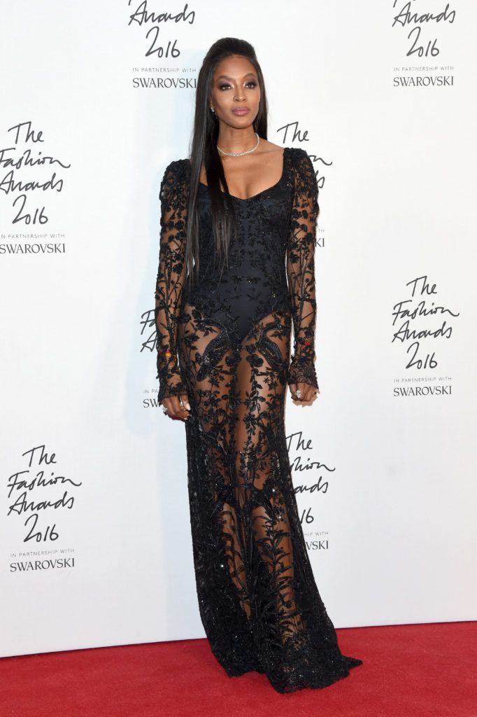 Naomi Campbell poses in the winners room at The Fashion Awards 2016 at Royal Albert Hall on December 5, 2016 in London, England.  (Photo by Stuart C. Wilson/Getty Images)