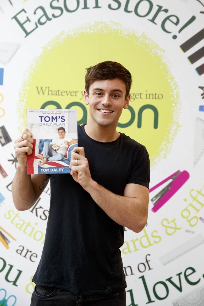 British Diving Olympian, Tom Daley, pictured at Eason Dundrum Town Centre where he was signing copies of his new book, Tom’s Daily Plan. Picture Andres Poveda