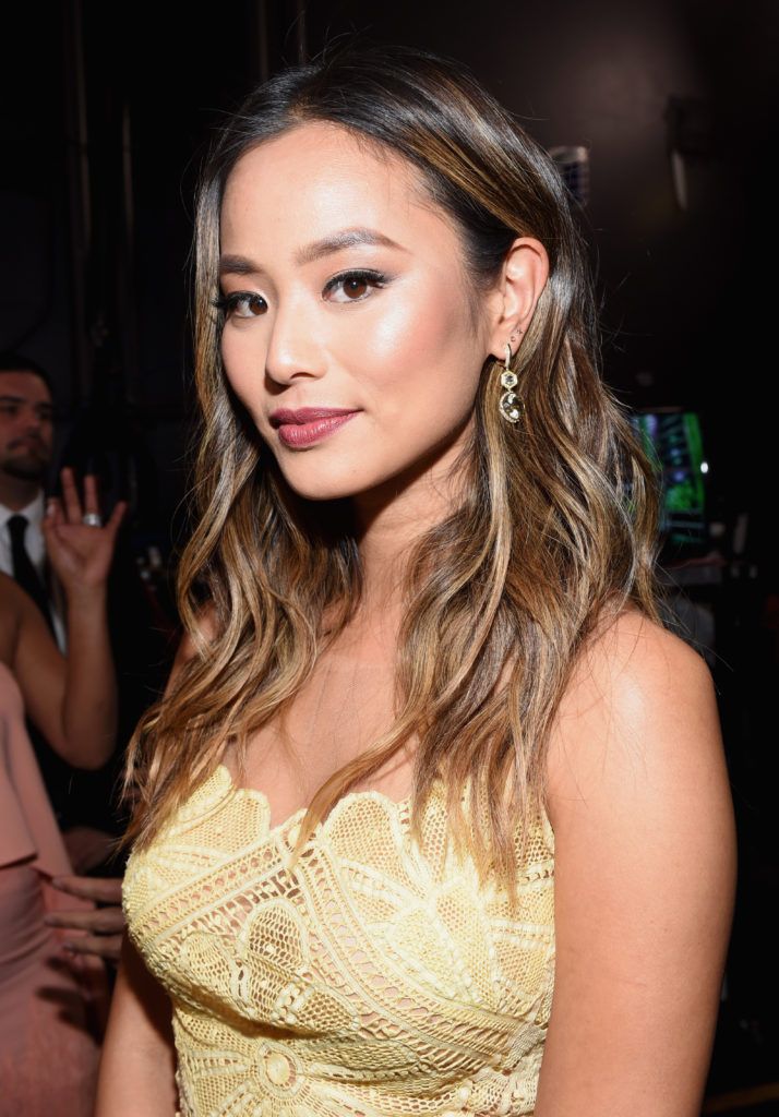 Jamie Chung poses backstage at the People's Choice Awards 2017 at Microsoft Theater on January 18, 2017 in Los Angeles, California.  (Photo by Emma McIntyre/Getty Images for People's Choice Awards)