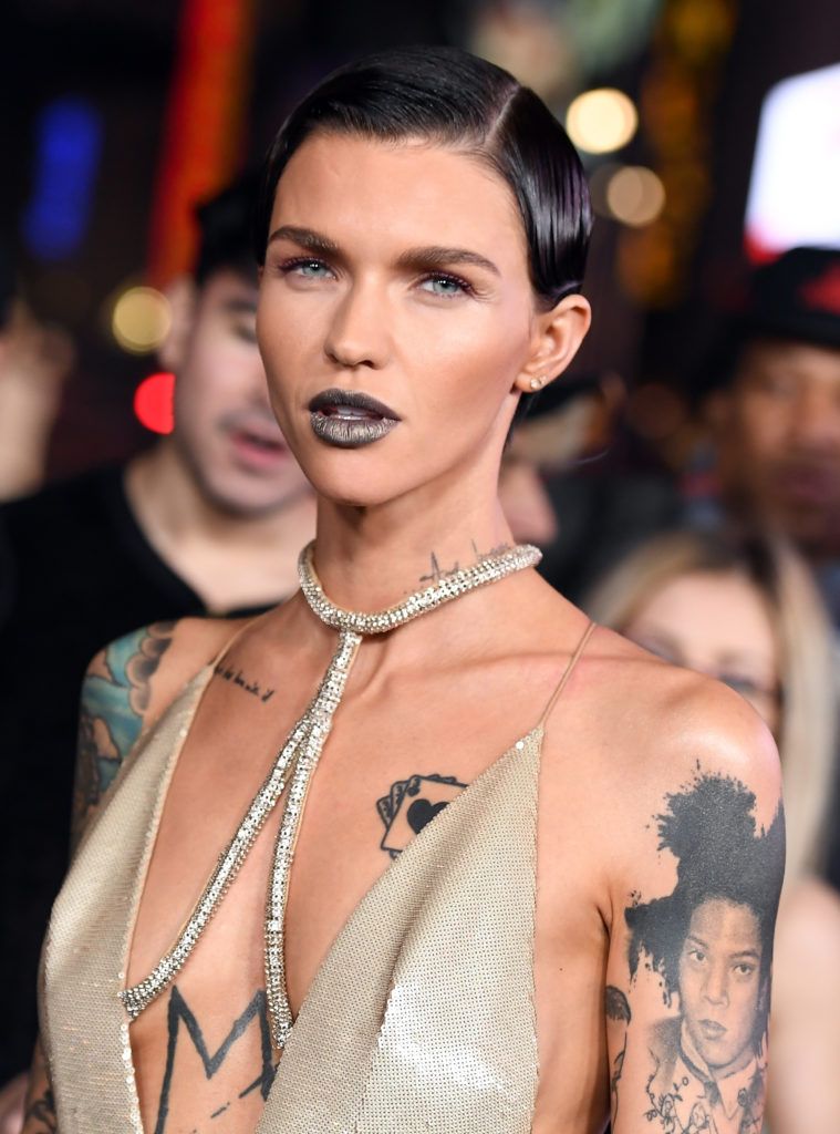 Actress Ruby Rose attends the premiere of Paramount Pictures' "xXx: Return Of Xander Cage" on January 19, 2017 in Los Angeles, California. (Photo ANGELA WEISS/AFP/Getty Images)
