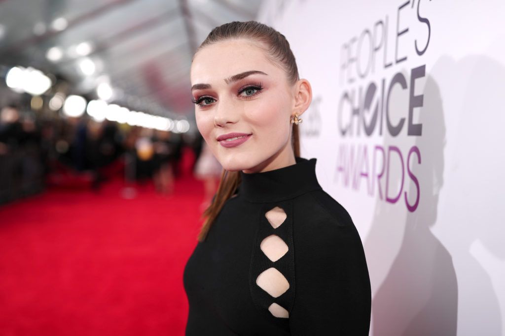LOS ANGELES, CA - JANUARY 18:  Actress Meg Donnelly attends the People's Choice Awards 2017 at Microsoft Theater on January 18, 2017 in Los Angeles, California.  (Photo by Christopher Polk/Getty Images for People's Choice Awards)