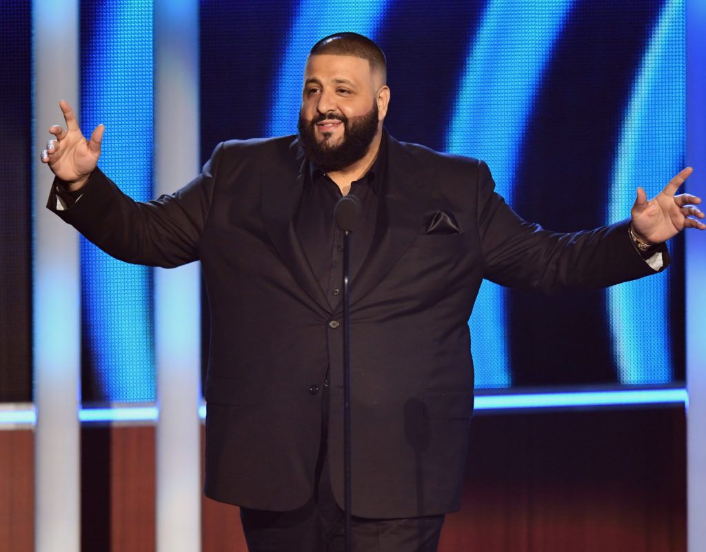 LOS ANGELES, CA - JANUARY 18:  DJ Khaled speaks onstage during the People's Choice Awards 2017 at Microsoft Theater on January 18, 2017 in Los Angeles, California.  (Photo by Kevin Winter/Getty Images)