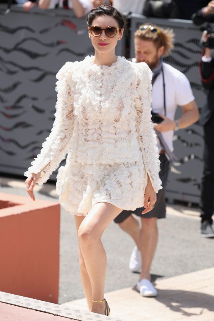 Caitriona Balfe attends the "Money Monster" photocall during the 69th annual Cannes Film Festival at the Palais des Festivals on May 12, 2016 in Cannes, France.  (Photo by Andreas Rentz/Getty Images)