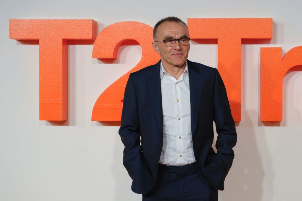 British director Danny Boyle poses on the red carpet arriving to attend the world premiere of the film T2 Trainspotting in Edinburgh on January 22, 2017.  (Photo ANDY BUCHANAN/AFP/Getty Images)