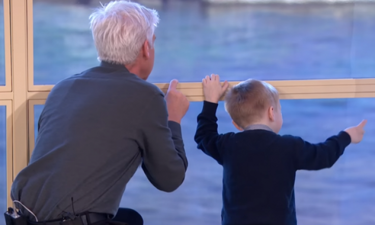 Philip Schofield walked away from This Morning interview today to show a kid some boats