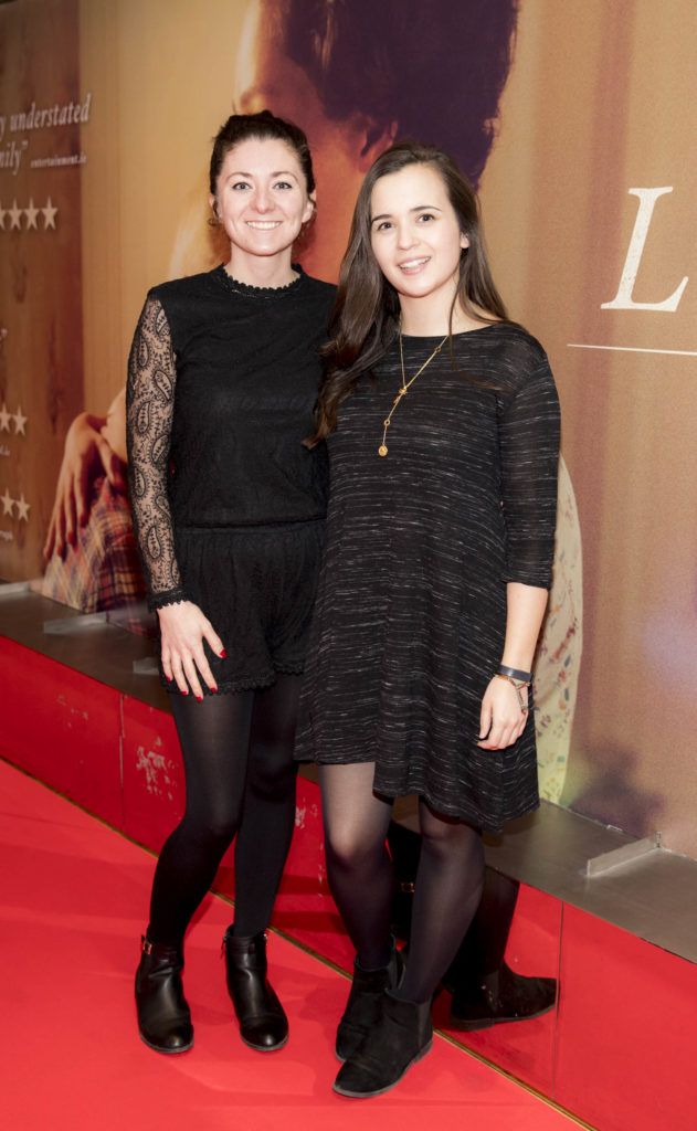 Claire Mullane and Saoirse Smith pictured at the Universal Pictures Irish premiere of LOVING at the Light House Cinema, Dublin. LOVING is released in cinemas nationwide on February 3rd. Picture Andres Poveda