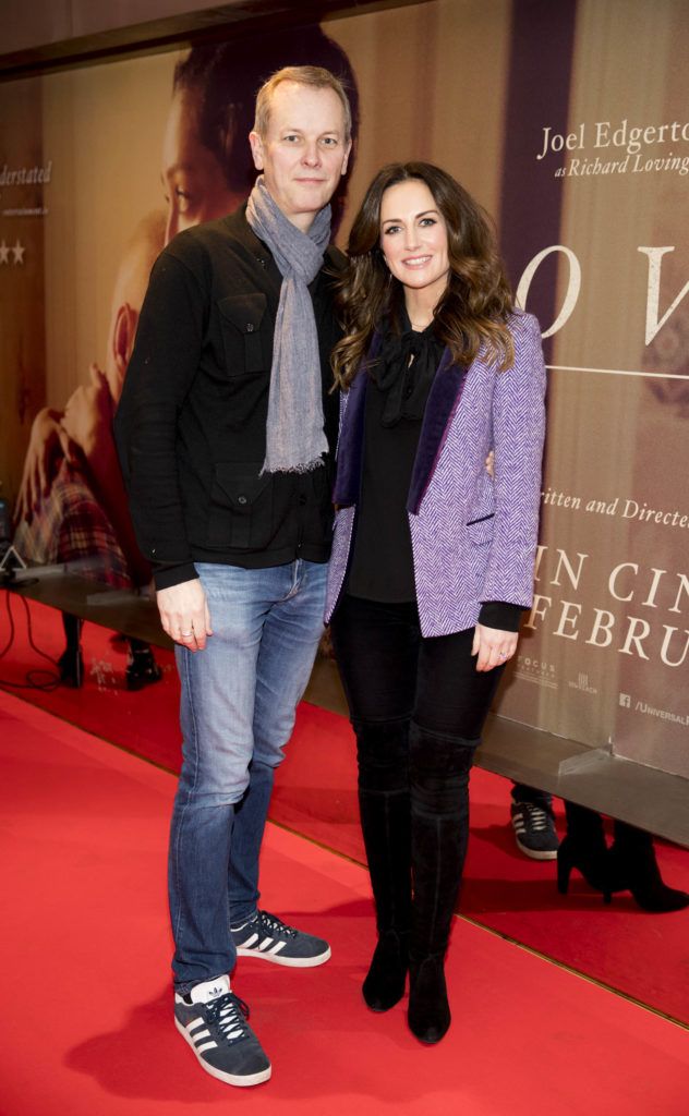 Peter Devlin and Lorraine Keane pictured at the Universal Pictures Irish premiere of LOVING at the Light House Cinema, Dublin. LOVING is released in cinemas nationwide on February 3rd. Picture Andres Poveda