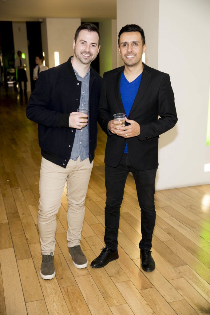 Padraig Riordan and Lucino Falcao pictured at the Universal Pictures Irish premiere of LOVING at the Light House Cinema, Dublin. LOVING is released in cinemas nationwide on February 3rd. Picture Andres Poveda
