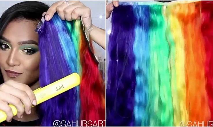 How to do rainbow hair without damaging your precious tresses