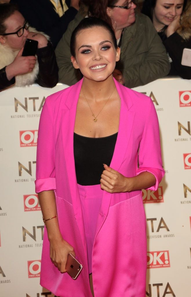 National Television Awards at The O2, Peninsula Square in London - Red carpet arrivals

Featuring: Scarlett Moffatt
Where: London, United Kingdom
When: 25 Jan 2017
Credit: WENN.com