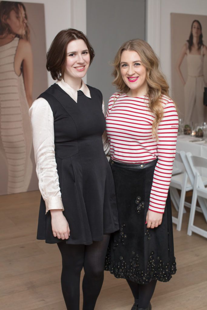 Linda Conway and Jeanne Sutton pictured at an exclusive dinner to launch Mint Velvet’s new spring / summer 2017 collection and its We Are Women campaign in Ireland. Photo: Anthony Woods