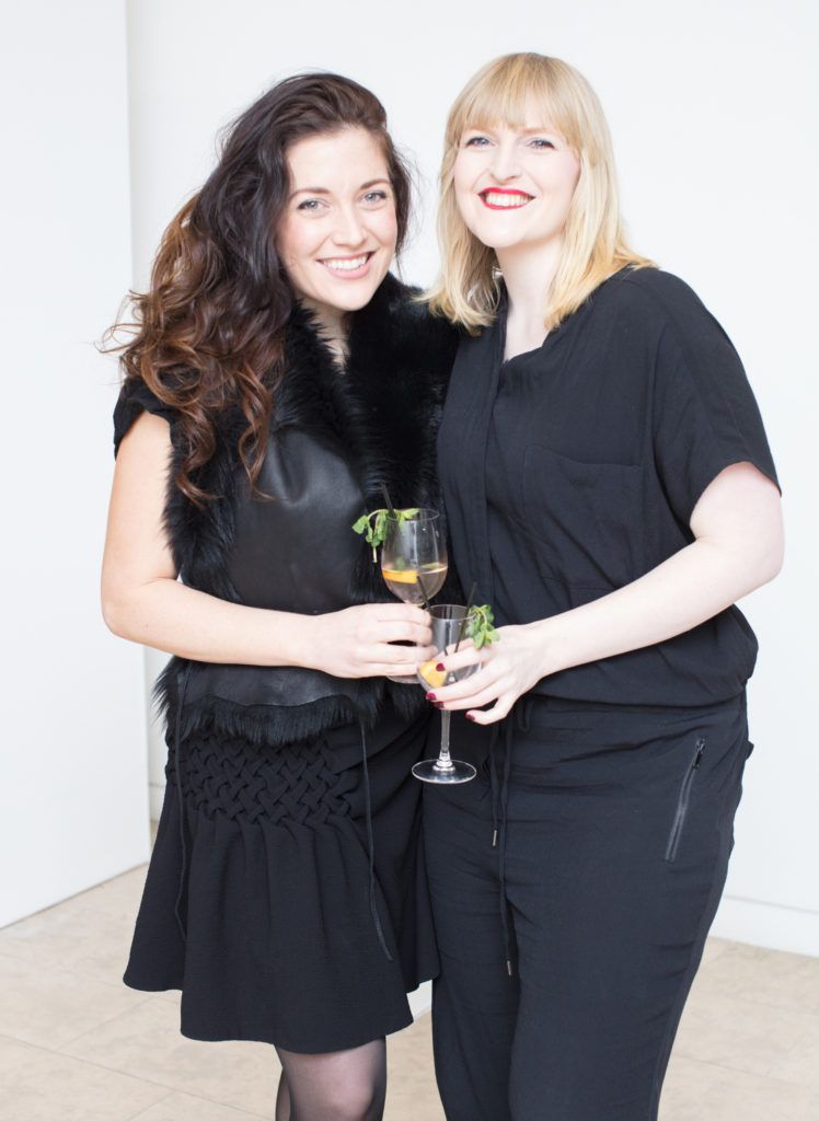 Sophie White and Jennifer O'Dwyer pictured at an exclusive dinner to launch Mint Velvet’s new spring / summer 2017 collection and its We Are Women campaign in Ireland. Photo: Anthony Woods