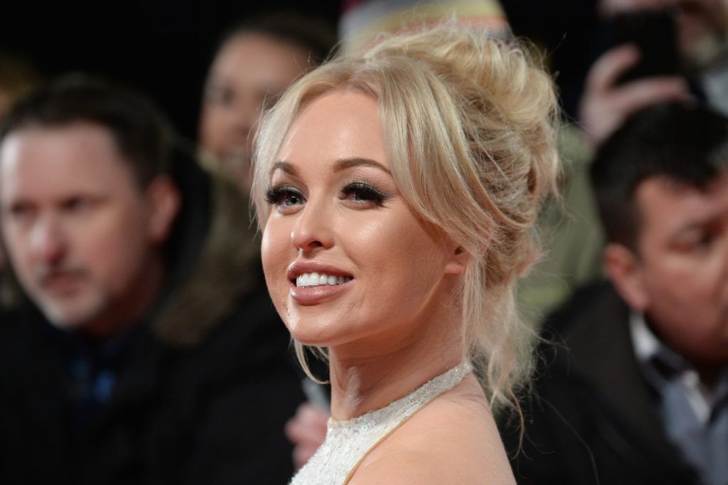 Jorgie Porter attends the National Television Awards on January 25, 2017 in London, United Kingdom.  (Photo by Anthony Harvey/Getty Images)