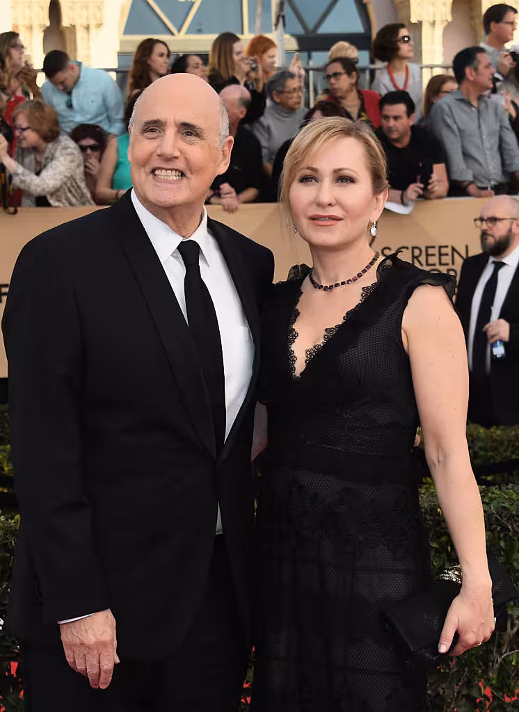 LOS ANGELES, CA - JANUARY 29:  Actor Jeffrey Tambor (L) and Kasia Ostlun attend the 23rd Annual Screen Actors Guild Awards at The Shrine Expo Hall on January 29, 2017 in Los Angeles, California.  (Photo by Alberto E. Rodriguez/Getty Images)