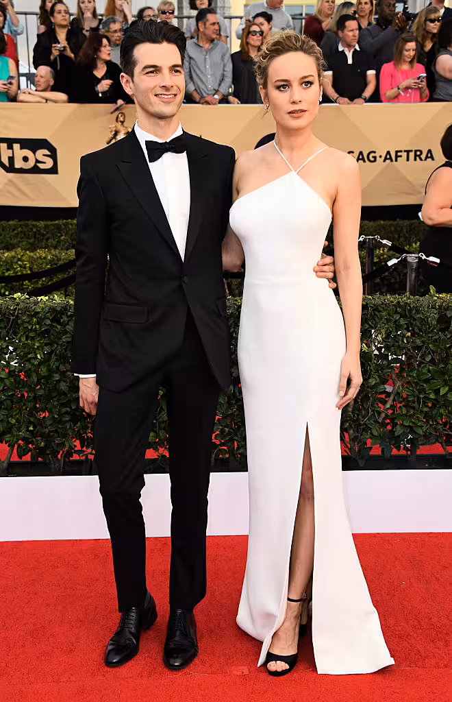 LOS ANGELES, CA - JANUARY 29:  Musician Alex Greenwald  (L) and actor Brie Larson attend The 23rd Annual Screen Actors Guild Awards at The Shrine Auditorium on January 29, 2017 in Los Angeles, California. 26592_008  (Photo by Frazer Harrison/Getty Images)