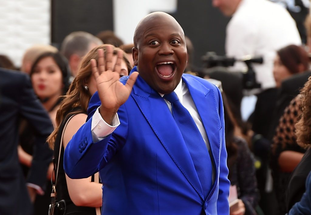 Actor Tituss Burgess arrives for the 23rd Annual Screen Actors Guild Awards at the Shrine Exposition Center on January 29, 2017, in Los Angeles, California.  (Photo ROBYN BECK/AFP/Getty Images)