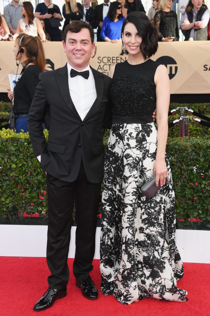LOS ANGELES, CA - JANUARY 29:  Actor Joe Lo Truglio (L) and Beth Dover attend the 23rd Annual Screen Actors Guild Awards at The Shrine Expo Hall on January 29, 2017 in Los Angeles, California.  (Photo by Alberto E. Rodriguez/Getty Images)